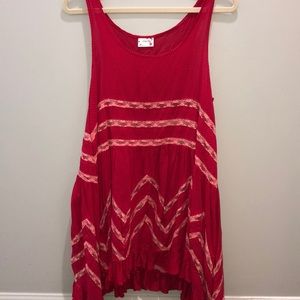 Free People raspberry colored dress